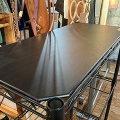 スチールラック🖤収納棚✨収納家具4段棚板1枚付き❗️家庭用品💚幅64.1cm奥行き29cm高さ114.3cm黒の画像