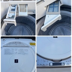 【お渡しの方決定しました】 8kg SHARP シャープ 2021年製　縦型洗濯乾燥機ES-TX8EKS 2021年製の画像