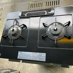 【リユースショップスパークル】2口ガスコンロ　LPガス用　NLG2280Q1LGM　ノーリツ　2018年製　配送可能♪の画像