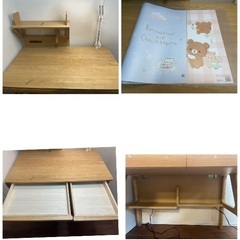 皇室御用達　浜本工芸　学習机6点セットの画像