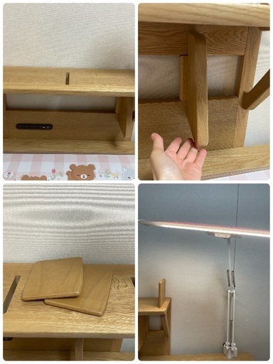 皇室御用達　浜本工芸　学習机6点セット