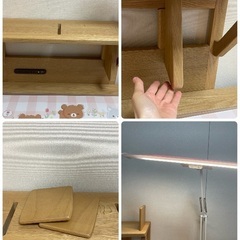 皇室御用達　浜本工芸　学習机6点セットの画像