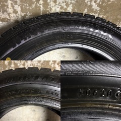 B-34 タイヤ 中古 DUNLOP STUDLESS WINTERMAXX  WM02 185/60R15の画像