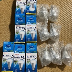未使用　電球 東芝 生産完了品LED LDA6n/3 E26口金7つの画像