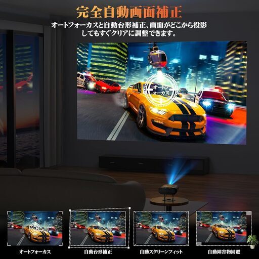 新品未使用 BETTDOW  プロジェクター 公式NETFLIX認証ブランド
