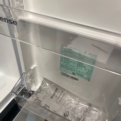 【中古】¥14800　ハイセンス　2ドア冷蔵庫　135リットル 【IJ89】の画像