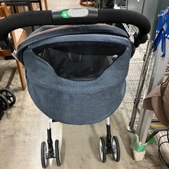 I2510-362 （株）西松屋チェーン Smart Angel ベビーカー デニム調生地 中古美品の画像