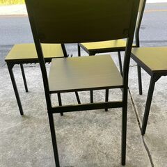 【リユースショップスパークル】No.21　ダイニングチェア　4点セット　ダークブラウン　椅子　配送設置可能♪の画像