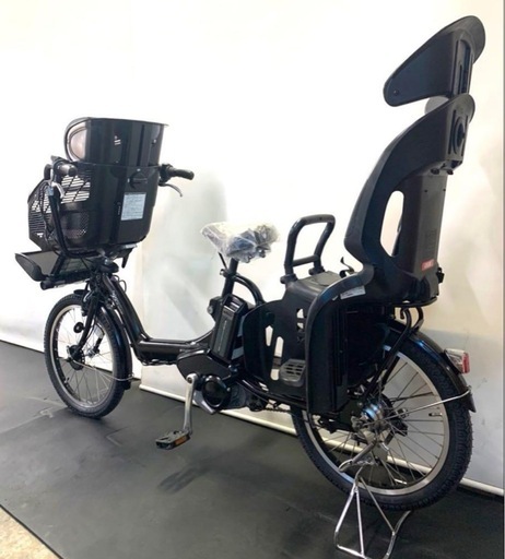 1年保証 送料無料　ブリヂストン　20インチ 子供乗せ　黒色　電動アシスト自転車 1年保証 送料無料ブリヂストン20インチ子供乗せ黒色電動アシスト