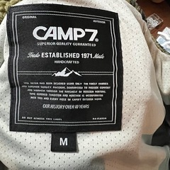 CAMP7 カモ柄フリースの画像