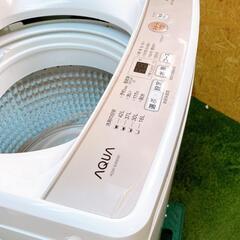 AQUA 全自動電気洗濯機　AQW-S4M 2022年製　4.5kgの画像
