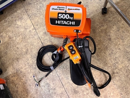 日立 ヒタチ 電動 チェーンホイスト チェーンブロック モートルブロック 荷上げ 電動工具 500kg 1/2LN 【11099594】