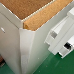 ①大川家具　カップボード　食器棚　上部のみの画像