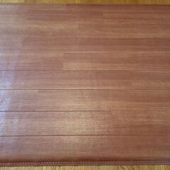 【美品】Panasonic 床暖房 ホットカーペット DC-1V3 木目調の画像