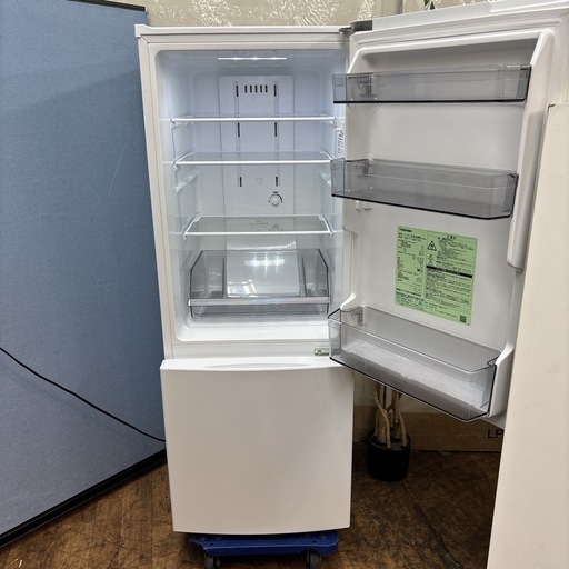 I774 ? ?期間限定値下げ！ 2022年製の高年式♪ TOSHIBA 冷蔵庫 (153L) ⭐ 動作確認済 ⭐ クリーニング済