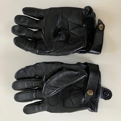バイク　グローブ　皮の画像