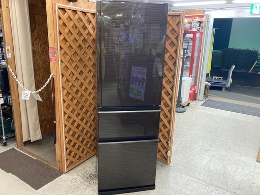 【愛品館江戸川店】保証充実 三菱 2022年製 405L 3ドア冷凍冷蔵庫 MR-CD41BKH-BR