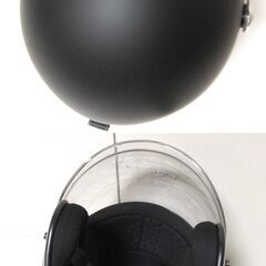 MOTO BASE シールド付 ヴィンテージタイプ ジェットヘルメットの画像