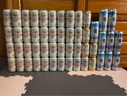 ビール100本.1本あたり140円