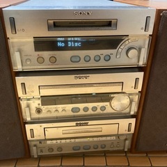 sony ミニコンポ　スピーカー　onkyoの画像