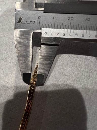18金　6面W18センチ　11.8g