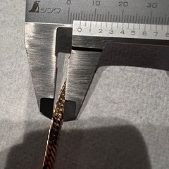 18金　6面W18センチ　11.8gの画像