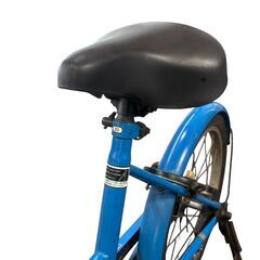 Wanp 折り畳み自転車 20インチ ブルー 中古の画像