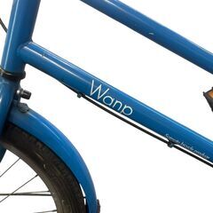 Wanp 折り畳み自転車 20インチ ブルー 中古の画像