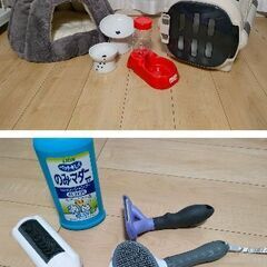 【猫 飼育初心者向け】グッズ一式 キャットタワー、キャットケージ、トイレ、猫砂などの画像