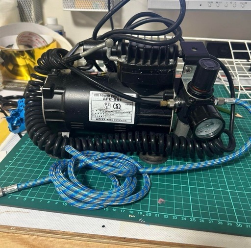 エアコンプレッサー エアデックス APC-001 えあふらしエアブラシ