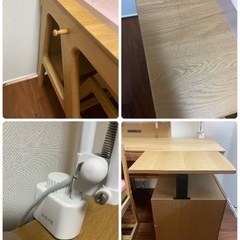 皇室御用達　浜本工芸 学習机6点セット③の画像