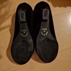 黒　パンプス　M  23.0～23.5cmの画像