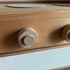 木製ままごとキッチンの画像