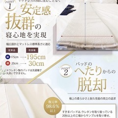 マットレス隙間パッドの画像