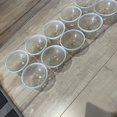 氷カップ　乳白色　レトロの画像