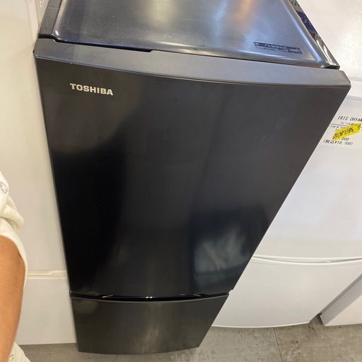 1015 2023年Toshiba 冷蔵庫 ブラック タッチオープン式冷蔵庫の
