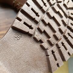 新品 22.5cm レディース ブーツ ブラウン 厚底 シューズ 普段着 識別番号:【B021-S】の画像