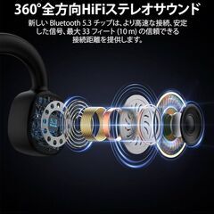 Bluetooth 5.3 骨伝導ヘッドセット    50個セットの画像
