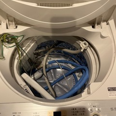【無料】SHARP 洗濯機 5.5kg 2018年製　の画像