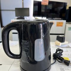 【リサイクルショップ ピカソ 小松原】☕✨N simple（ニトリ） 電気ケトル 1.0L ブラック✨☕★9258★の画像