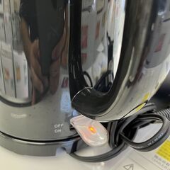 【リサイクルショップ ピカソ 小松原】☕✨N simple（ニトリ） 電気ケトル 1.0L ブラック✨☕★9258★の画像