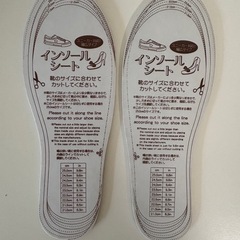 【取引中】インソールシートの画像