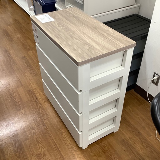 ウッドトップ4段プラチェスト【トレファク 川越店】