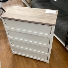 ウッドトップ4段プラチェスト【トレファク 川越店】の画像