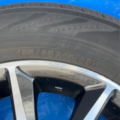 フリードモデューロX純正タイヤホイール2本185/65R15の画像