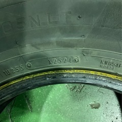 4本セット価格！！ハイエースなど　195/80R15 ウィンターマックスLV01バリ目　2024せいぞ製造の画像