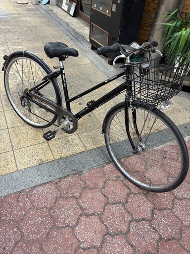 ブリヂストン　ビレッタ　ブラック　LEDオートライト　６段　27インチ