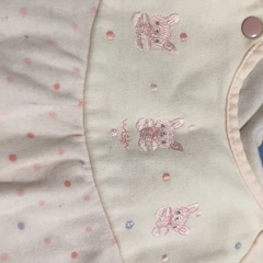 H&M 新品 ベビーズボン ピンク 女の子 60サイズ2点 オーガニックコットンの画像
