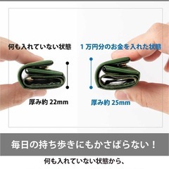 財布 ウォレット 緊急用 緊急用 メンズ ミニ 小さい コンパクトの画像