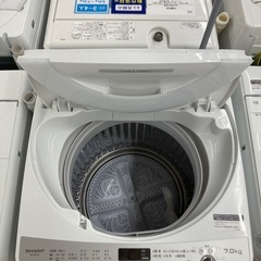 【軽トラ90分貸し出しサービス】SHARP  洗濯機　ES-GE7G-W　2023年製の画像